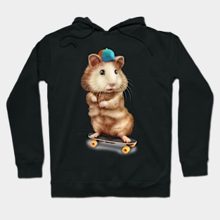 HAMSTER SKATEBOARDING Hoodie